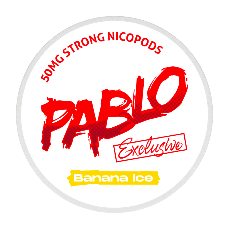Banana Ice Nicotine Pouches by Pablo 50MG
