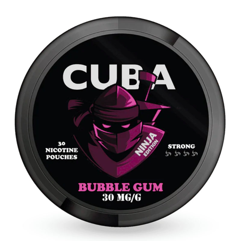 Bubblegum Nicotine Pouches by Cuba 30MG