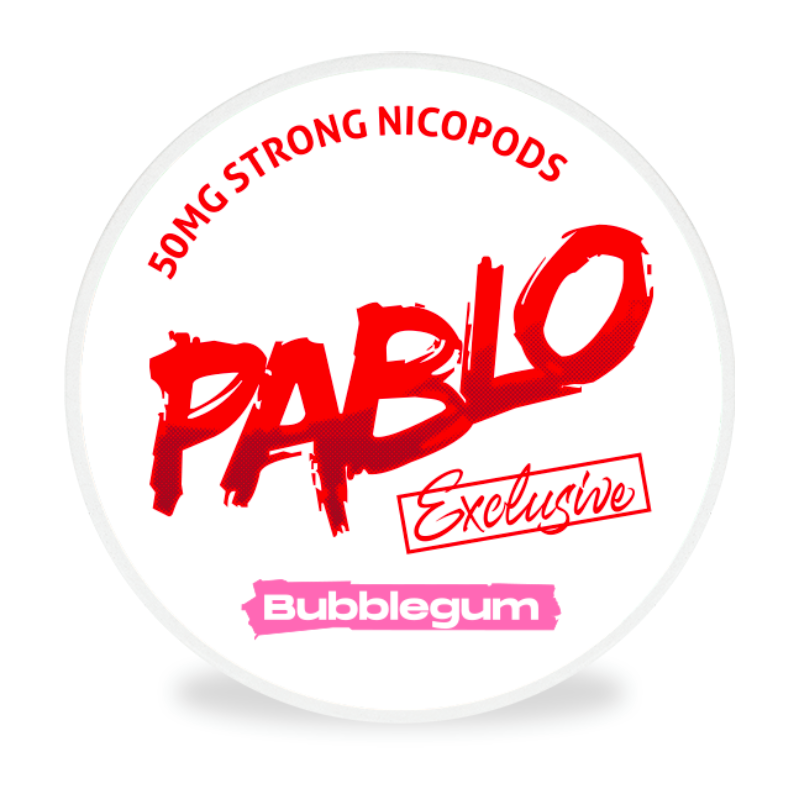 Bubblegum Nicotine Pouches by Pablo 50MG