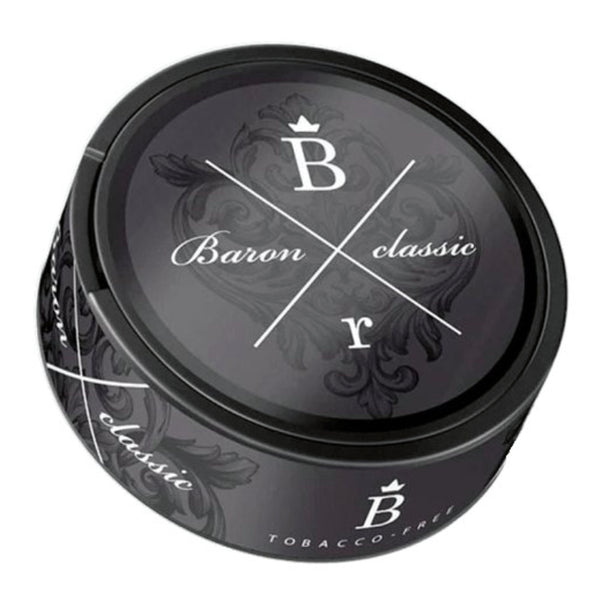 Classic Black Nicotine Pouches by Baron 40MG