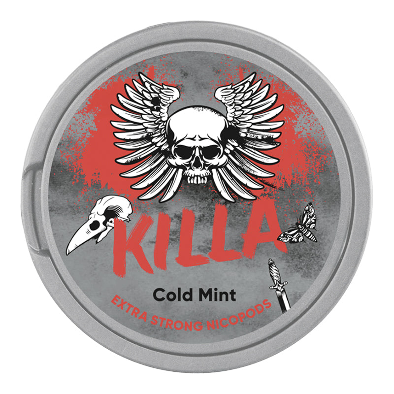 Cold Mint Extreme Nicotine Pouches by Killa 12.8MG