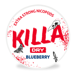 Dry Blueberry Nicotine Pouches by Killa 16MG