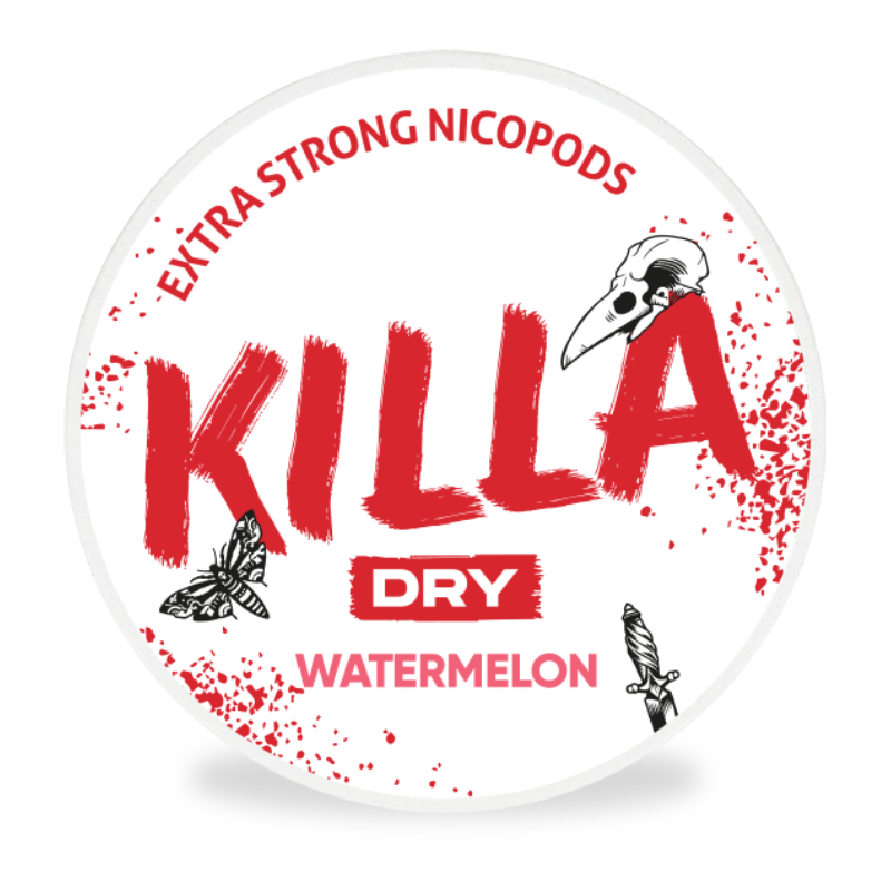 Dry Watermelon Nicotine Pouches by Killa 16MG