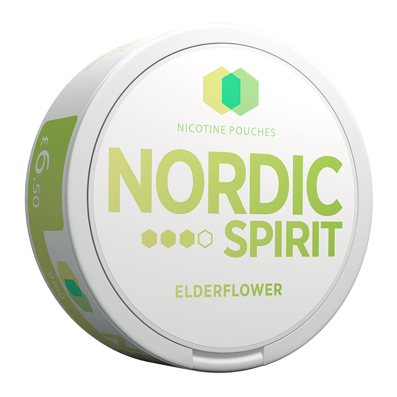 Elderflower Nicotine Pouches by Nordic Spirit 9MG