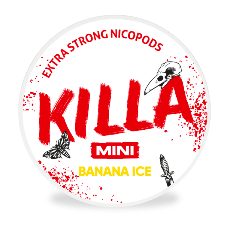Mini Banana Ice Nicotine Pouches by Killa 16MG
