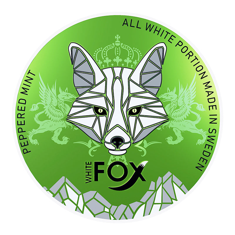 Peppered Mint Nicotine Pouches by White Fox 16MG