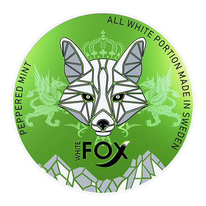 Peppered Mint Nicotine Pouches by White Fox 16MG