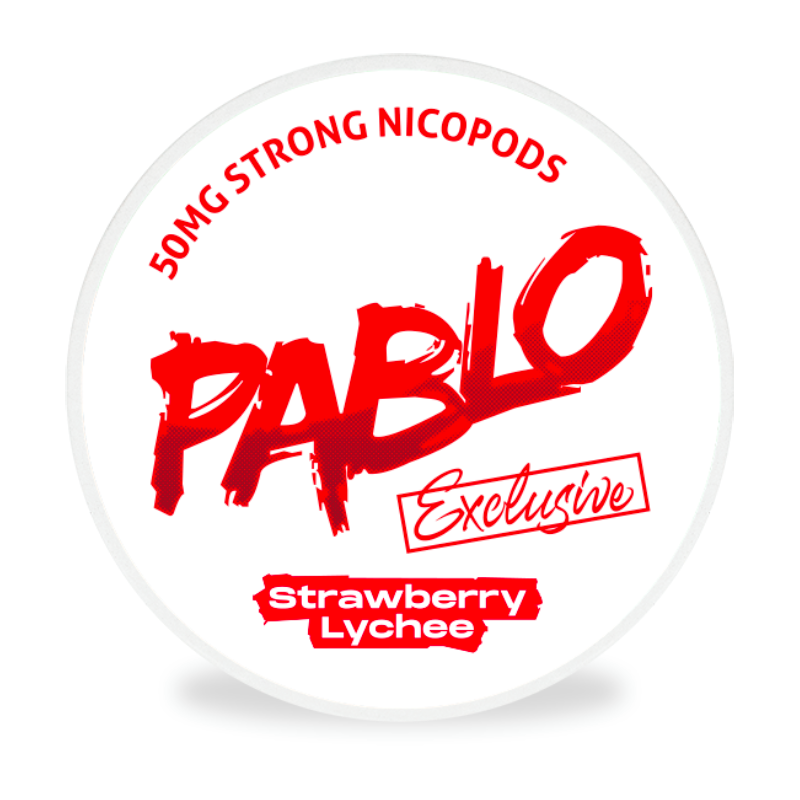 Strawberry Lychee Nicotine Pouches by Pablo 50MG