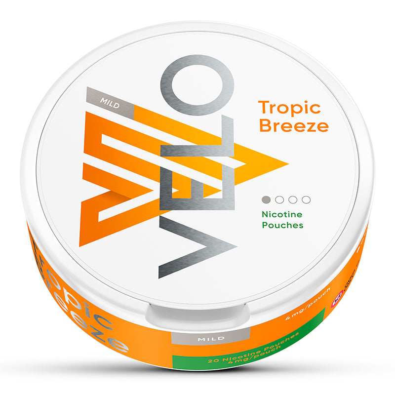 Tropic Breeze Nicotine Pouches by Velo 4MG